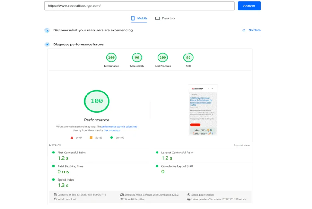 How do you integrate SEO into Content: LCP, Page Responsiveness